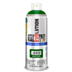   PINTYPLUS EVOLUTION VIZES BÁZISÚ MATT AKRIL SPRAY - SMARAGDZÖLD - (EMERALD GREEN) 400ML - PP837