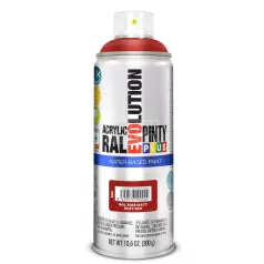   PINTYPLUS EVOLUTION VIZES BÁZISÚ MATT AKRIL SPRAY - RUBINTVÖRÖS - (RUBY RED) 400ML - PP840