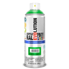   PINTYPLUS EVOLUTION VIZES BÁZISÚ AKRIL SPRAY- SÁRGÁSZÖLD- RAL6018 (YELLOW GREEN) 400ML - PP841