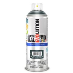   PINTYPLUS EVOLUTION VIZES BÁZISÚ AKRIL SPRAY- ANTRACITSZÜRKE- RAL7016 (ANTHRACIT GREY) 400ML - PP845