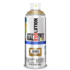   PINTYPLUS EVOLUTION VIZES BÁZISÚ METÁL AKRIL SPRAY - ARANY - (GOLD) 400ML - PP860