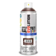   PINTYPLUS EVOLUTION VIZES BÁZISÚ AKRIL SPRAY- CSOKOLÁDÉBARNA- RAL8017 (CHOCOLATE BROWN) 400ML - PP881