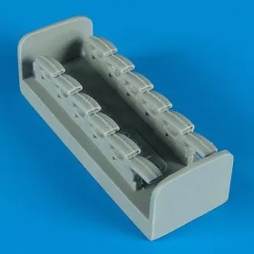   Quickboost Bf 109E exhaust für Hasegawa Bausatz - kipufogócsonkok