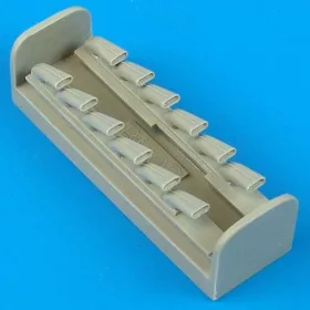   Quickboost Bf 109G/K exhaust für Hasegawa Bausatz - kipufogócsonkok