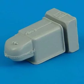   Quickboost Bf 109K gun cover für Hasegawa und Revell Bausatz - fegyverburkolat, Hasegawa és Revell makettekhez