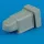 Quickboost Bf 109K gun cover für Hasegawa und Revell Bausatz - fegyverburkolat, Hasegawa és Revell makettekhez