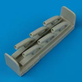   Quickboost MiG-3 exhaust for Trumpeter kit - kipufogócsonkok