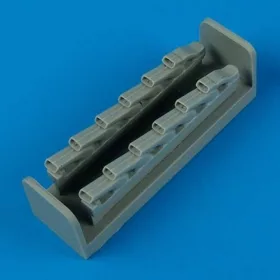   Quickboost Bf 109E exhaust für Eduard Bausatz - kipufogócsonkok