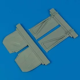   Quickboost P-51B Mustang undercarriage covers für Trumpeter Bausatz - futóműajtók