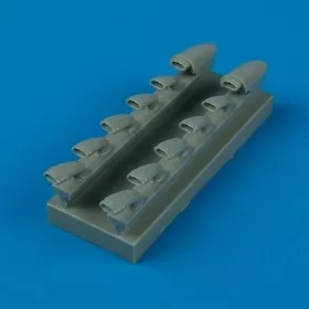   Quickboost Ju 87D-1/D-3 early exhaust for Hasegawa - kipufogócsonkok