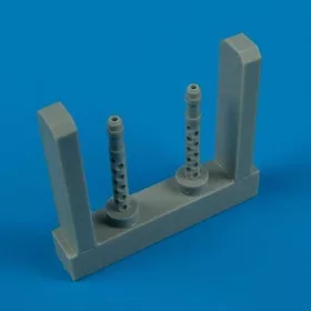   Quickboost Nakajima Ki44-II Hei gun barrels for HAS - fegyvercsövek, Hasegawa maketthez