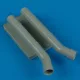 Quickboost Junkers Ju 87D-5N night exhaust typeB - kipufogócsonkok