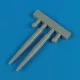 Quickboost Spitfire Mk.IXc gun barrels for Hasegawa - fegyvercsövek