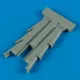 Quickboost Spitfire Mk.V exhaust for Hobby Boss - kipufogócsonkok