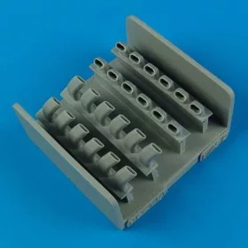Quickboost He 111P-1 exhaust for Revell - kipufogócsonkok