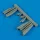 Quickboost Su-25 Frogfoot air intakes for Trumpeter - légbeömlők