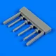 Quickboost Bf 109G-6 gun barrels for Revell - fegyvercsövek