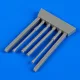 Quickboost A6M5 Zero gun barrels for Tamiya - fegyvercsövek