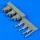 Quickboost F-104G/S Startfighter control lever f.It - F-104G/S Starfighter – botkormány, Italeri maketthez
