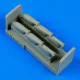 Quickboost Spitfire Mk.II exhaust for Revell - kipufogócsonkok