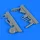 Quickboost Fw 190F-8 tail wheel assembly f.Revell - farokkerék