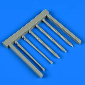   Quickboost A6M5c Zero type 52 gun barrels f.Hasegaw - fegyvercsövek, Hasegawa maketthez