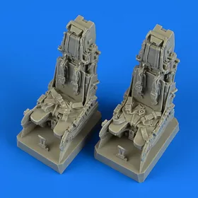   Quickboost EF Typhoon ej.seats with safety belts for Revell - ülések biztonsági övekkel