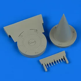  Quickboost MiG-21 FOD covers for Trumpeter - FOD-védőburkolatok