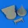 Quickboost MiG-21 FOD covers for Trumpeter - FOD-védőburkolatok