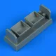 Quickboost Bf 109F/G/K seat (wood type) - ülés, fa változat