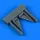 Quickboost F-4C/D Phantom II vertical tail air inlet for Tamiya - függőleges vezérsík légbeömlője