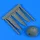 Quickboost Bf 109G propeller for Hasegawa - légcsavar