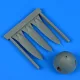 Quickboost Bf 109G propeller for Hasegawa - légcsavar