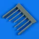 Quickboost P-38F/G Lightning gun barrels var. A for Trumpeter - fegyvercsövek