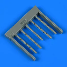   Quickboost P-38F/G Lightning gun barrels var. B for Trumpeter - fegyvercsövek