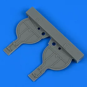   Quickboost Bf 108 undercarriage covers for Eduard - futóműajtók
