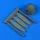 Quickboost Bf 109F-4 propeller for Revell - légcsavar