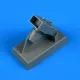 Quickboost Gloster Gladiator tropical carburettor intake for ICM - Gloster Gladiator trópusi carburettor – légbeömlő