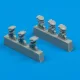 Quickboost American gunsight Mk. VIII (6pcs) - amerikai Mk. VIII célzókészülékek, 6 db