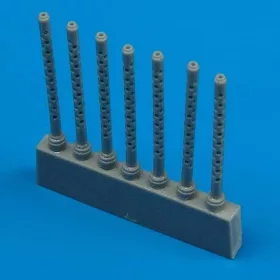   Quickboost B-25B Mitchell gun barrels für Accurate Bausatz - fegyvercsövek, Accurate Miniatures maketthez