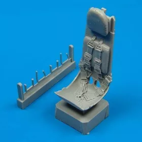   Quickboost He 162 ejection seat with safety belts für Italeri Bausatz - katapultülés biztonsági övekkel