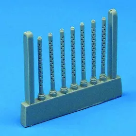   Quickboost B-25C/D Mitchell gun barrels für Accurate Bausatz - fegyvercsövek, Accurate Miniatures maketthez
