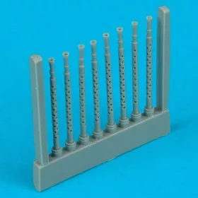   Quickboost Lancaster gun barrels round perforated für Tamiya Bausatz - fegyvercsövek – kör alakú perforációval