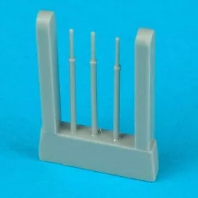 Quickboost Bf 109 Pitot tubes - Pitot-csövek