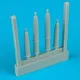 Quickboost Spitfire F Mk. 22 cannon barels für Airfix Bausatz - gépágyúcsövek
