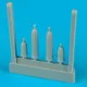Quickboost Spitfire F Mk. 24 cannon barels für Airfix Bausatz - gépágyúcsövek