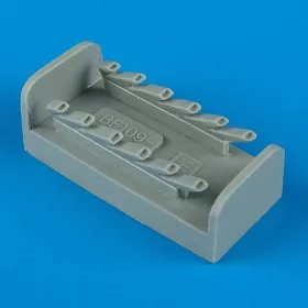   Quickboost Bf 109E exhaust für Tamiya Bausatz - kipufogócsonkok