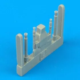   Quickboost Bf 109E gun barrels für Tamiya Bausatz - fegyvercsövek