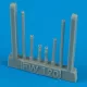 Quickboost Fw 190A-8 gun barrels für Tamiya Bausatz - fegyvercsövek