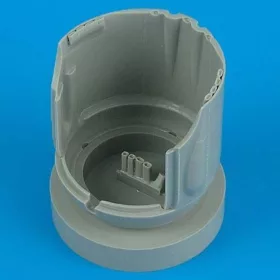   Quickboost Fw 190A-8 cowling with exhaust für Eduard Bausatz - motorburkolat és kipufogócsonkok